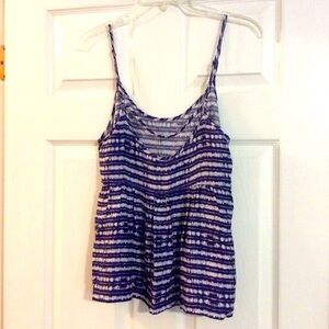 Roxy Blue & White Top Size M